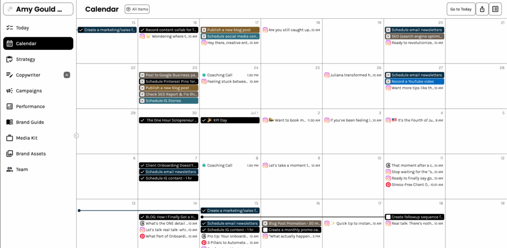 Enji Small Business Marketing Software